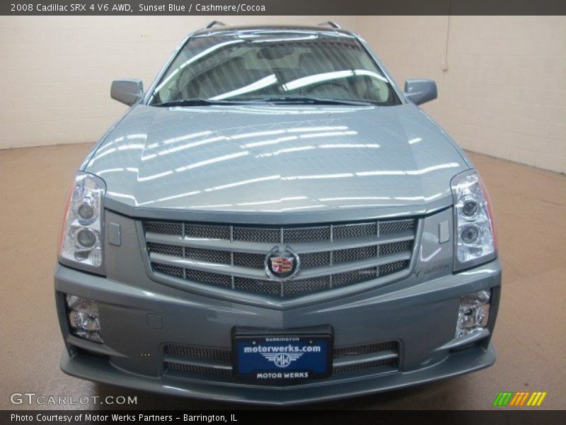 Sunset Blue / Cashmere/Cocoa 2008 Cadillac SRX 4 V6 AWD