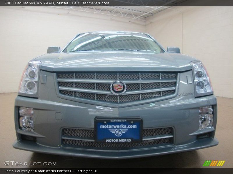 Sunset Blue / Cashmere/Cocoa 2008 Cadillac SRX 4 V6 AWD