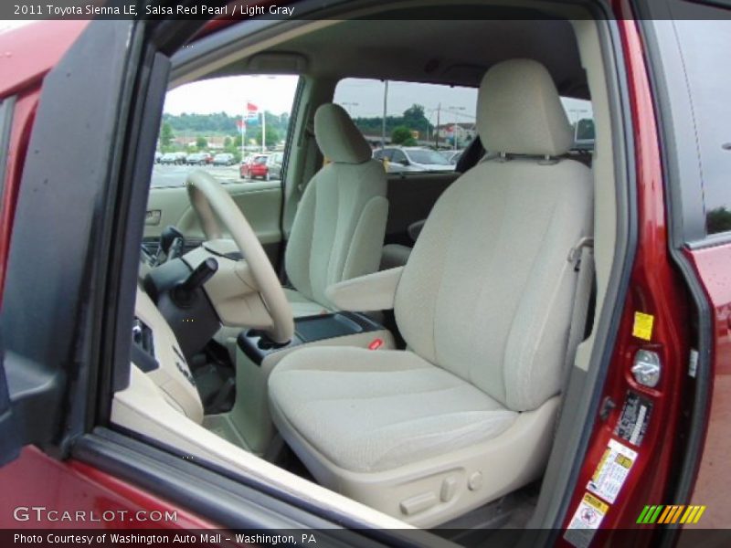 Salsa Red Pearl / Light Gray 2011 Toyota Sienna LE