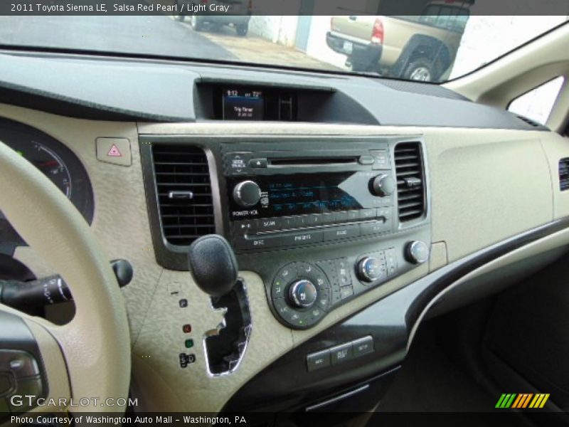 Salsa Red Pearl / Light Gray 2011 Toyota Sienna LE
