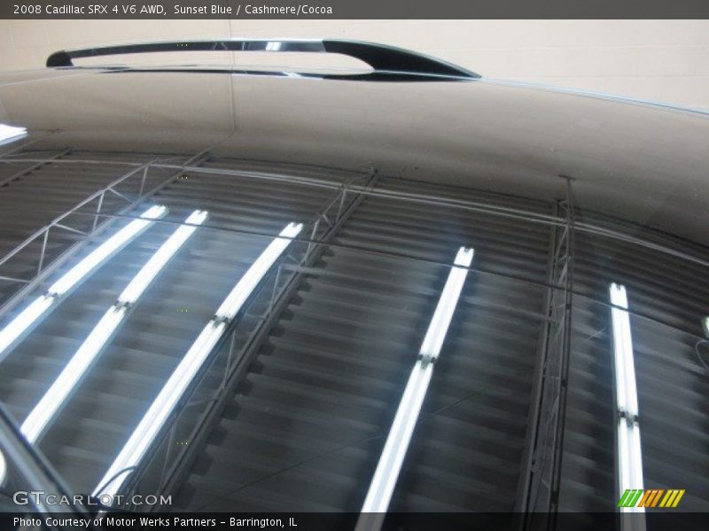Sunset Blue / Cashmere/Cocoa 2008 Cadillac SRX 4 V6 AWD