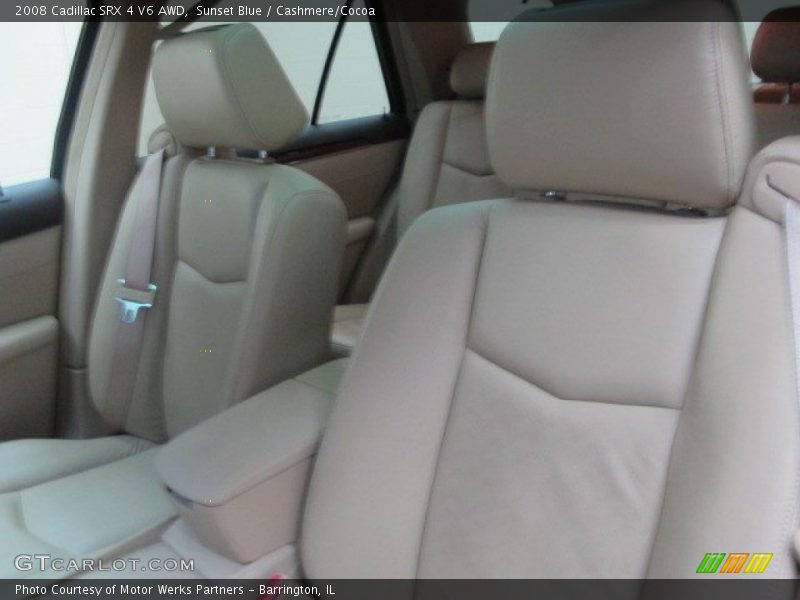 Sunset Blue / Cashmere/Cocoa 2008 Cadillac SRX 4 V6 AWD