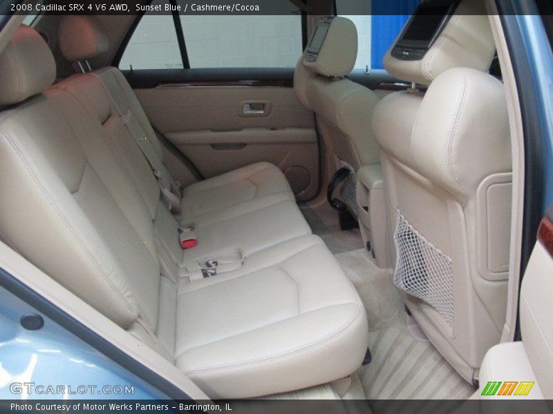Sunset Blue / Cashmere/Cocoa 2008 Cadillac SRX 4 V6 AWD