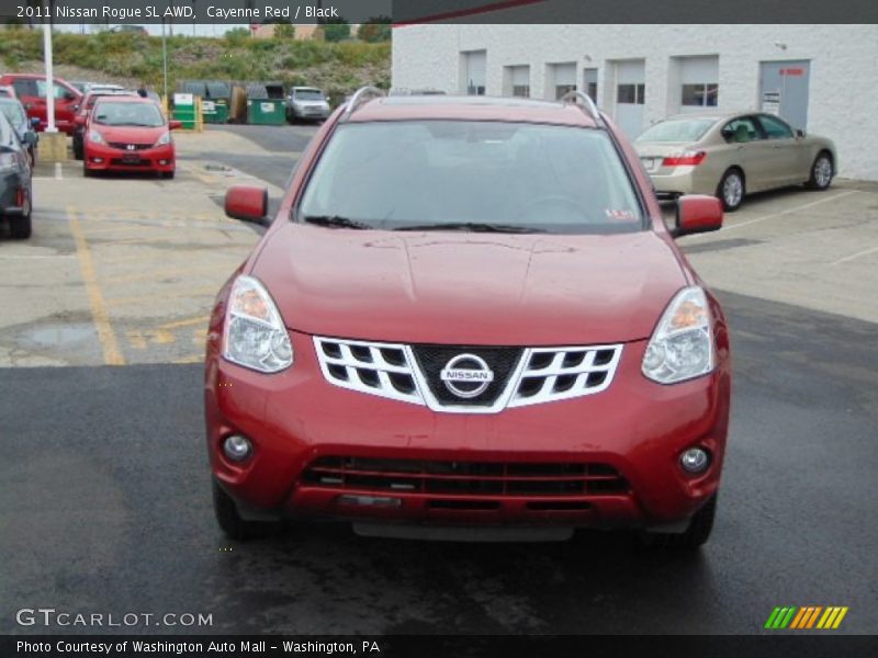 Cayenne Red / Black 2011 Nissan Rogue SL AWD