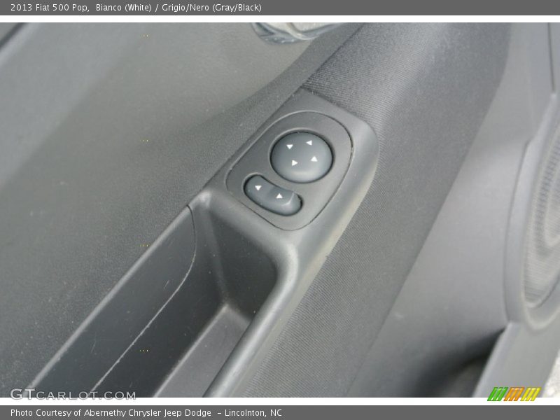 Bianco (White) / Grigio/Nero (Gray/Black) 2013 Fiat 500 Pop