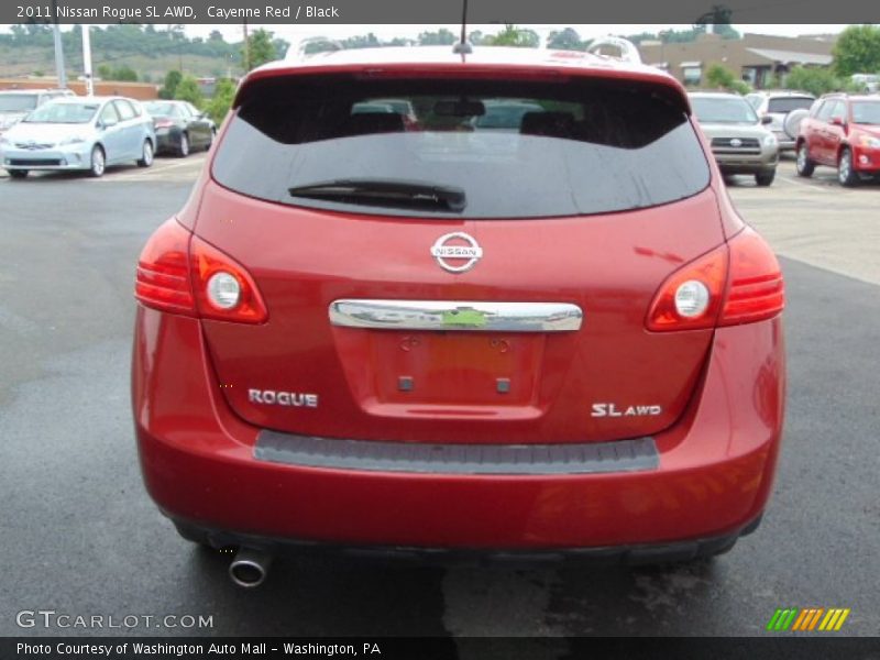 Cayenne Red / Black 2011 Nissan Rogue SL AWD