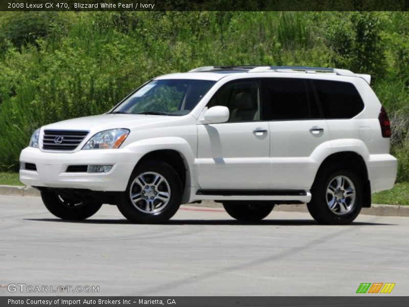 Blizzard White Pearl / Ivory 2008 Lexus GX 470