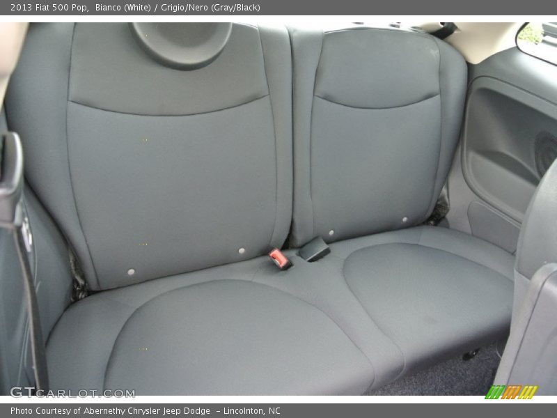 Bianco (White) / Grigio/Nero (Gray/Black) 2013 Fiat 500 Pop