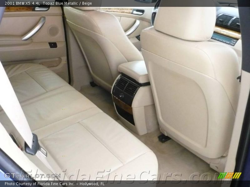 Topaz Blue Metallic / Beige 2001 BMW X5 4.4i