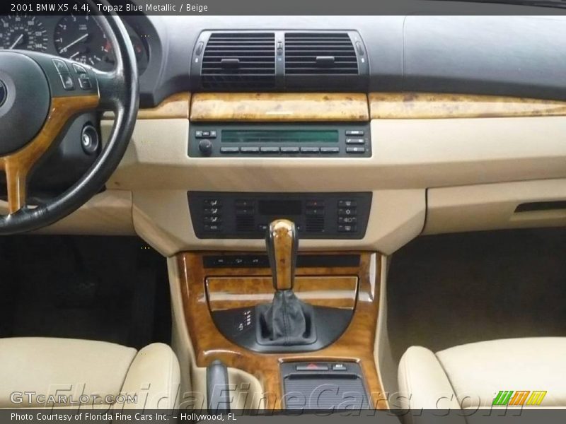 Topaz Blue Metallic / Beige 2001 BMW X5 4.4i