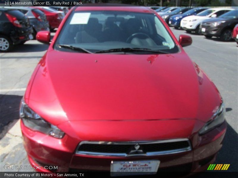 Rally Red / Black 2014 Mitsubishi Lancer ES