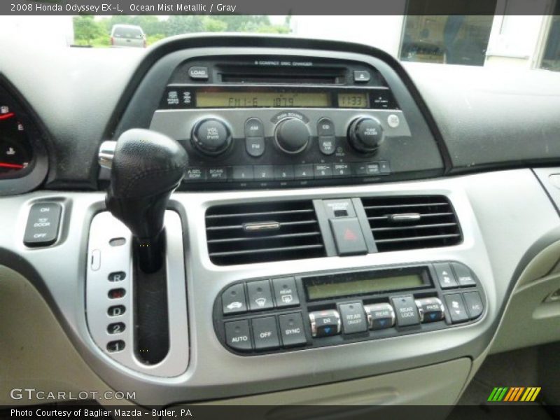 Ocean Mist Metallic / Gray 2008 Honda Odyssey EX-L