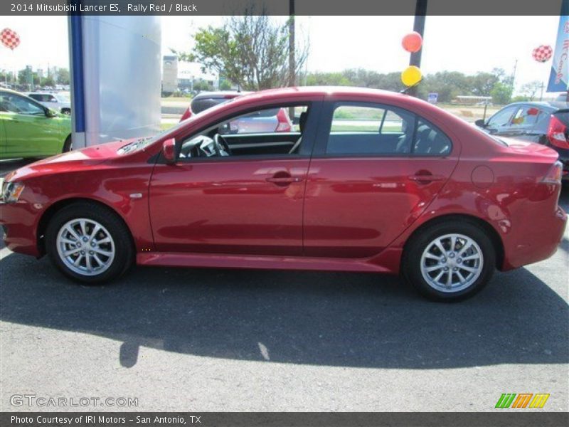 Rally Red / Black 2014 Mitsubishi Lancer ES