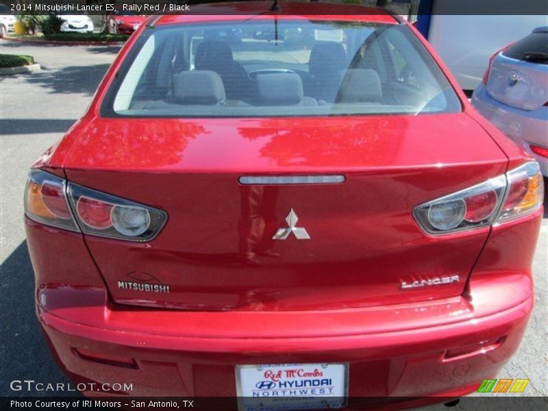 Rally Red / Black 2014 Mitsubishi Lancer ES