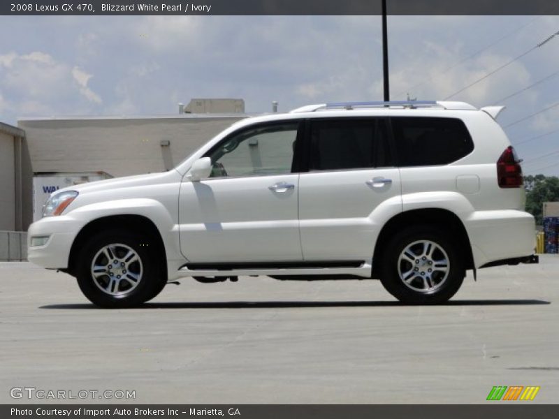 Blizzard White Pearl / Ivory 2008 Lexus GX 470