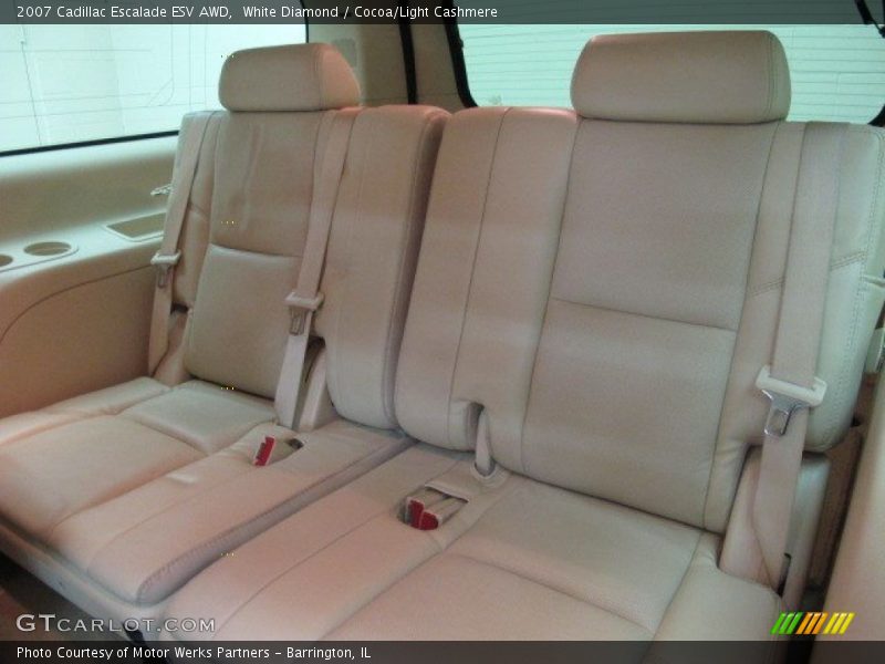 White Diamond / Cocoa/Light Cashmere 2007 Cadillac Escalade ESV AWD