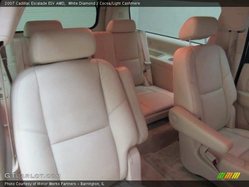 White Diamond / Cocoa/Light Cashmere 2007 Cadillac Escalade ESV AWD