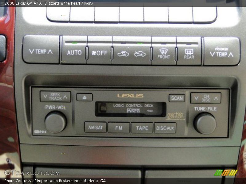 Blizzard White Pearl / Ivory 2008 Lexus GX 470