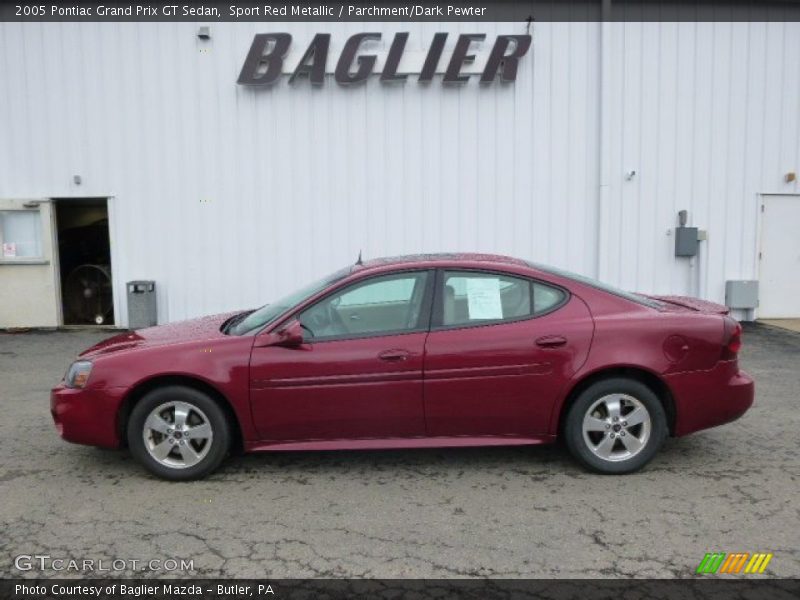 Sport Red Metallic / Parchment/Dark Pewter 2005 Pontiac Grand Prix GT Sedan