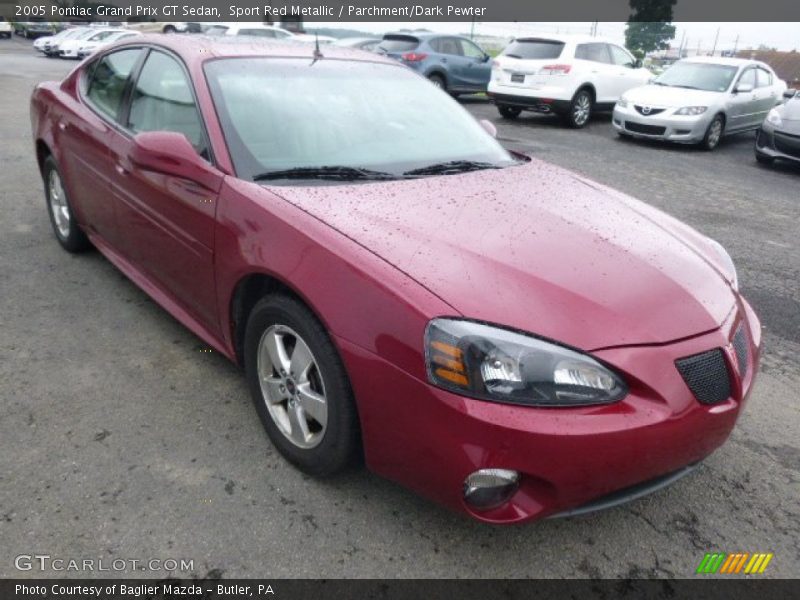 Sport Red Metallic / Parchment/Dark Pewter 2005 Pontiac Grand Prix GT Sedan