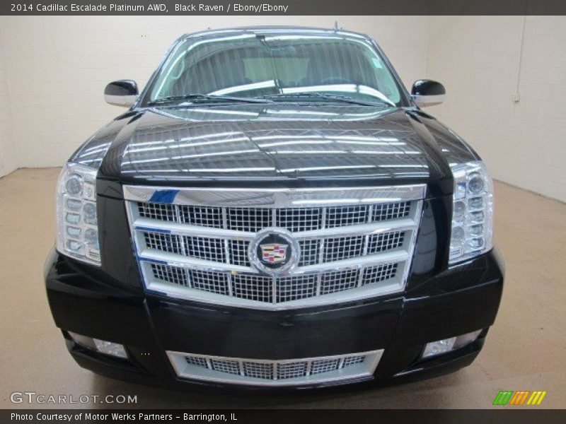 Black Raven / Ebony/Ebony 2014 Cadillac Escalade Platinum AWD