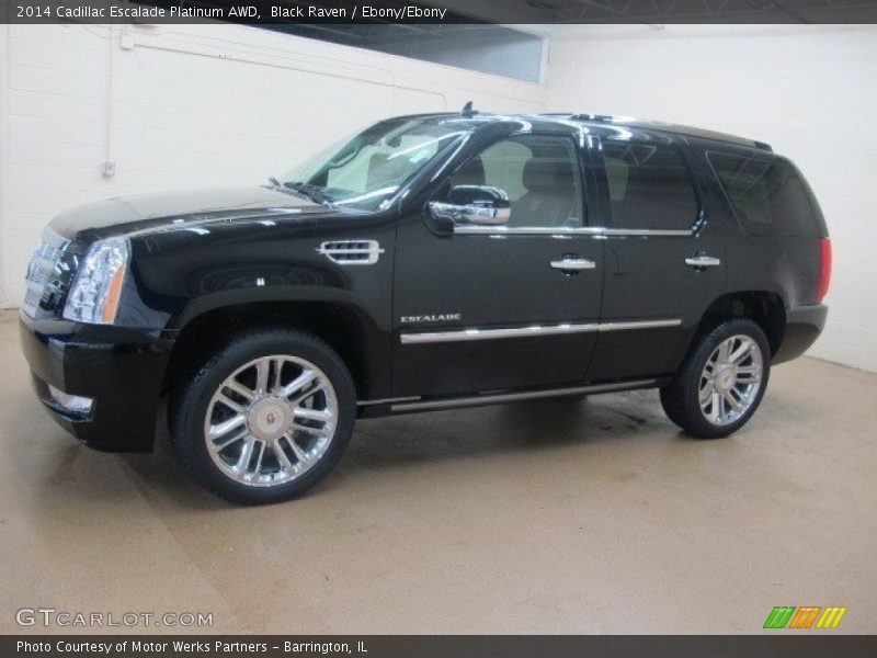 Black Raven / Ebony/Ebony 2014 Cadillac Escalade Platinum AWD