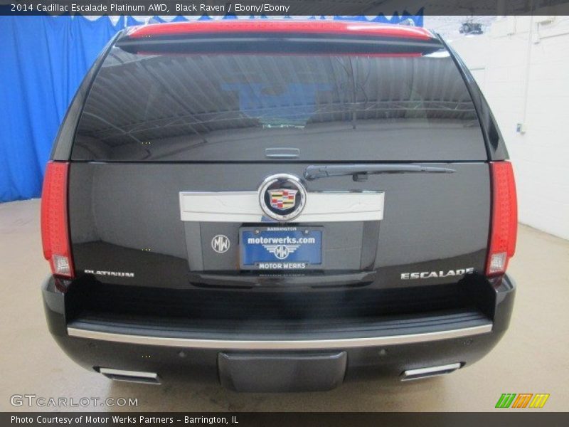 Black Raven / Ebony/Ebony 2014 Cadillac Escalade Platinum AWD