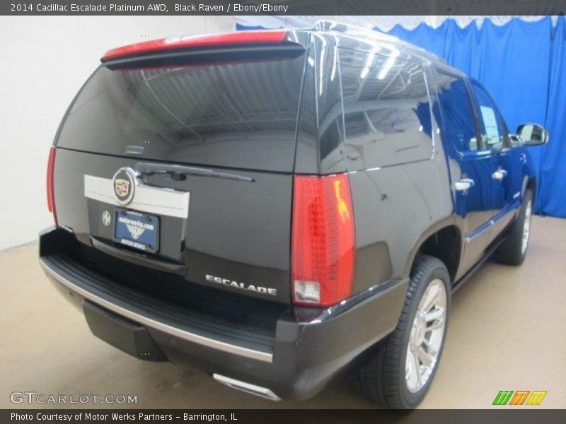 Black Raven / Ebony/Ebony 2014 Cadillac Escalade Platinum AWD