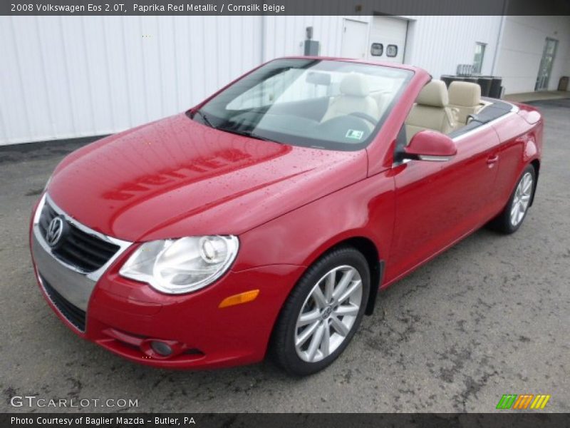 Paprika Red Metallic / Cornsilk Beige 2008 Volkswagen Eos 2.0T