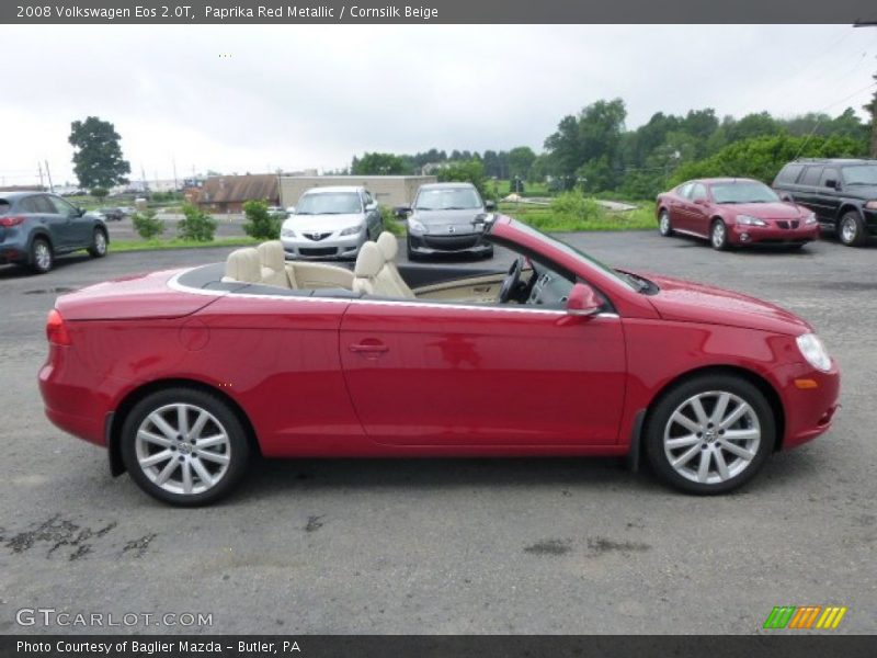 Paprika Red Metallic / Cornsilk Beige 2008 Volkswagen Eos 2.0T