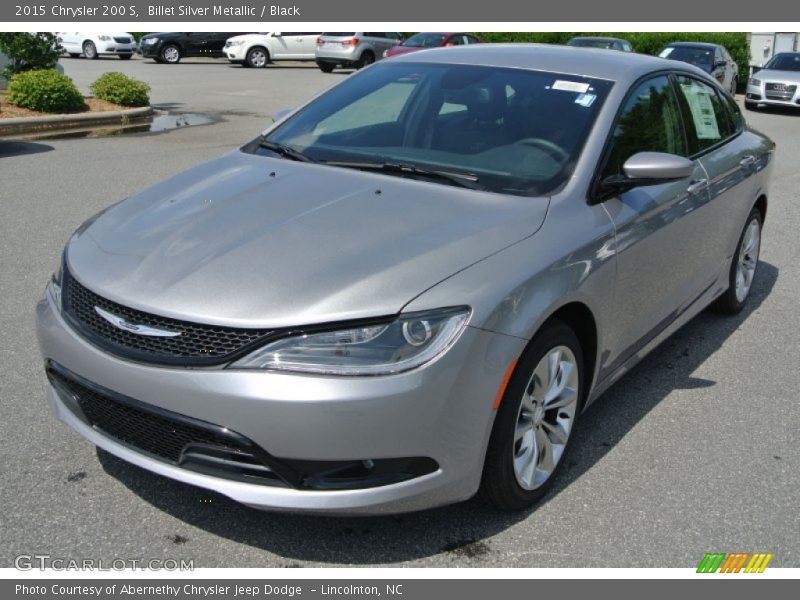 Billet Silver Metallic / Black 2015 Chrysler 200 S