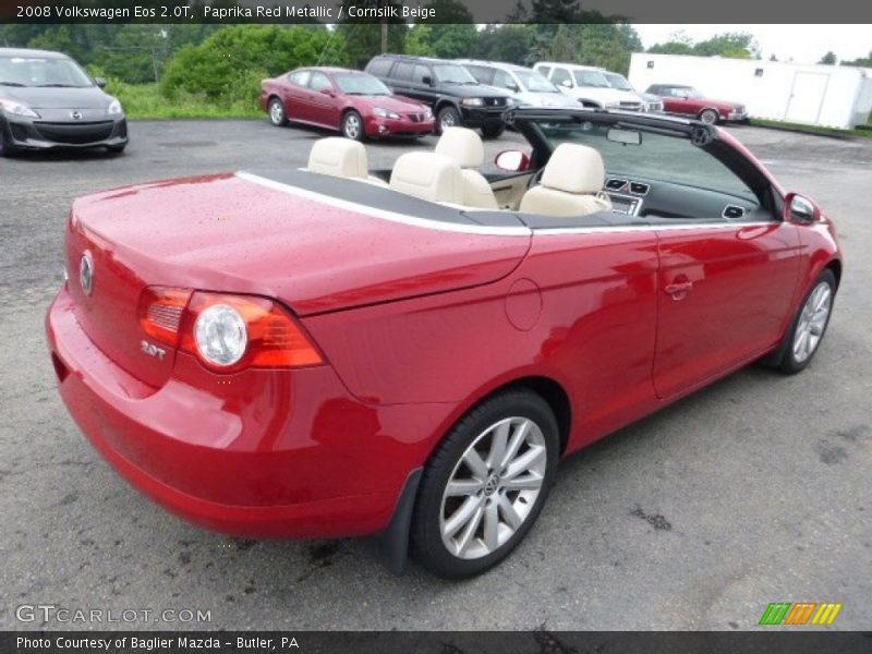 Paprika Red Metallic / Cornsilk Beige 2008 Volkswagen Eos 2.0T