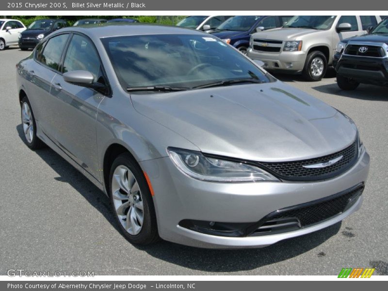 Billet Silver Metallic / Black 2015 Chrysler 200 S