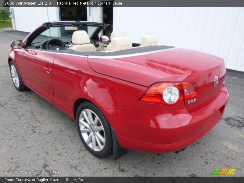 Paprika Red Metallic / Cornsilk Beige 2008 Volkswagen Eos 2.0T