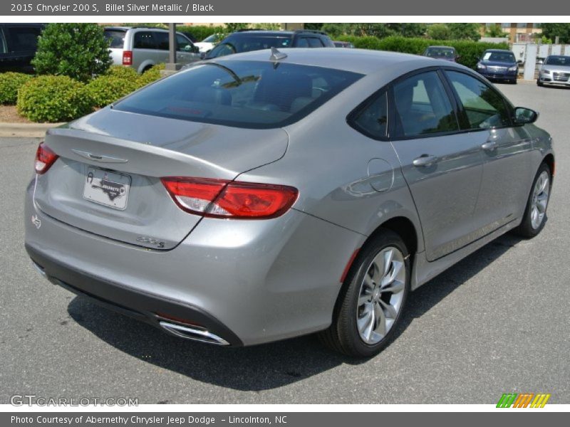 Billet Silver Metallic / Black 2015 Chrysler 200 S