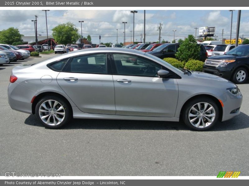 Billet Silver Metallic / Black 2015 Chrysler 200 S