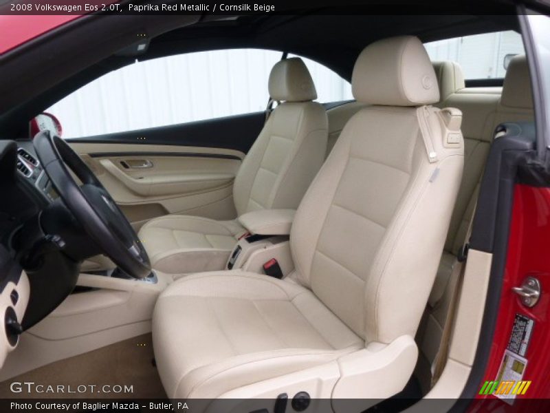 Paprika Red Metallic / Cornsilk Beige 2008 Volkswagen Eos 2.0T