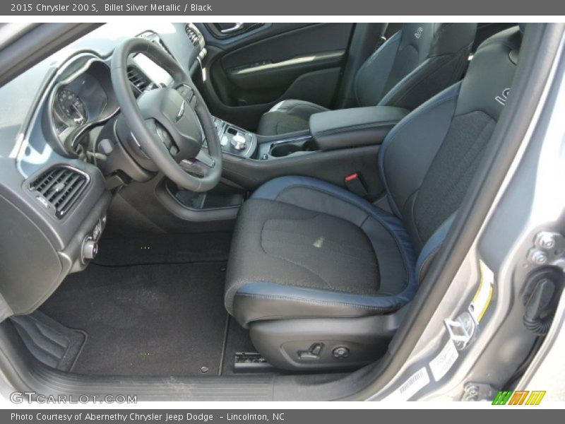 Billet Silver Metallic / Black 2015 Chrysler 200 S