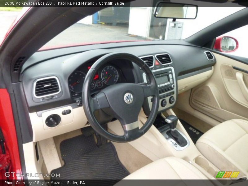 Paprika Red Metallic / Cornsilk Beige 2008 Volkswagen Eos 2.0T