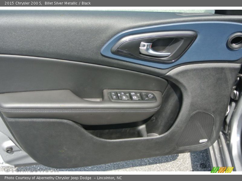 Billet Silver Metallic / Black 2015 Chrysler 200 S
