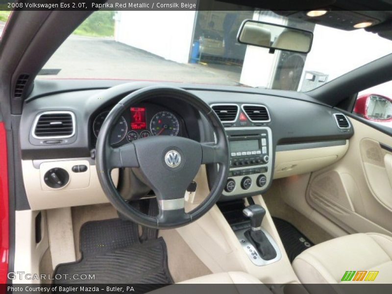 Paprika Red Metallic / Cornsilk Beige 2008 Volkswagen Eos 2.0T