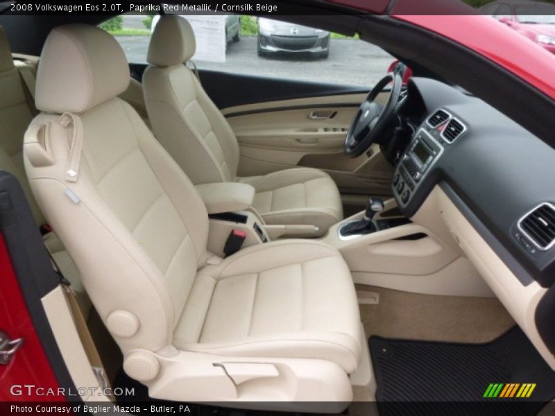 Paprika Red Metallic / Cornsilk Beige 2008 Volkswagen Eos 2.0T