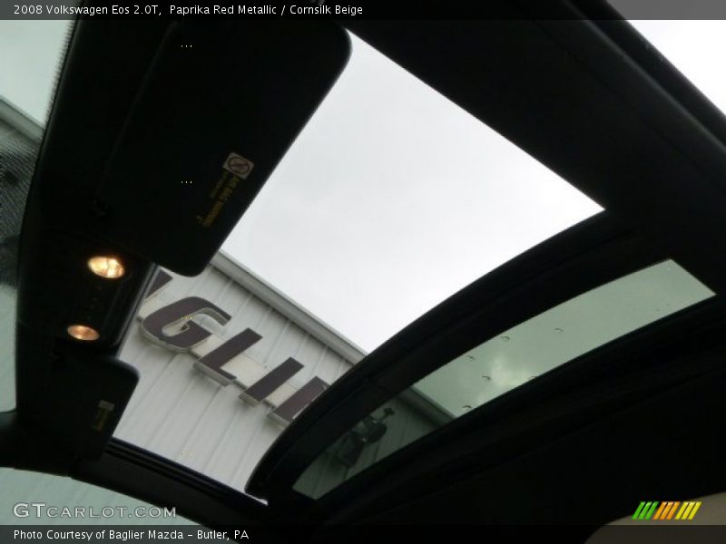 Paprika Red Metallic / Cornsilk Beige 2008 Volkswagen Eos 2.0T