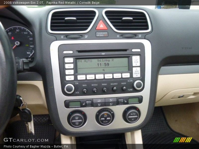 Paprika Red Metallic / Cornsilk Beige 2008 Volkswagen Eos 2.0T