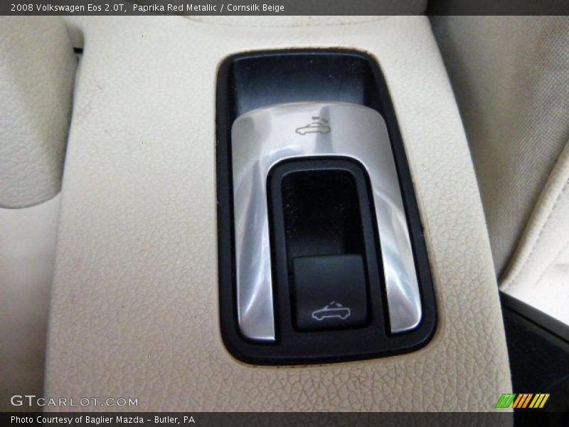 Paprika Red Metallic / Cornsilk Beige 2008 Volkswagen Eos 2.0T