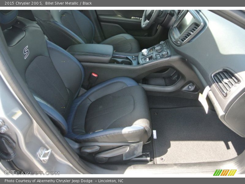 Billet Silver Metallic / Black 2015 Chrysler 200 S