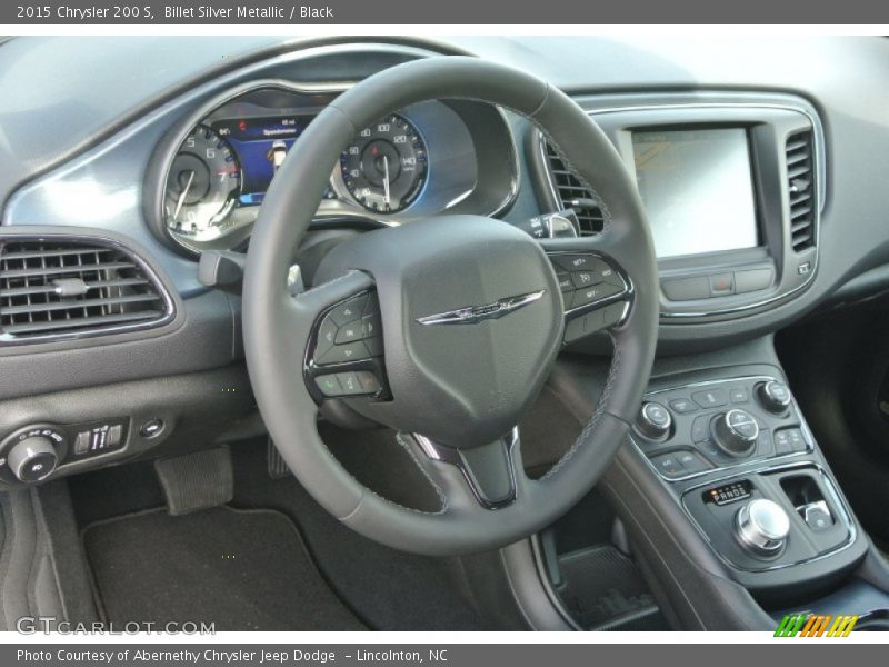 Billet Silver Metallic / Black 2015 Chrysler 200 S