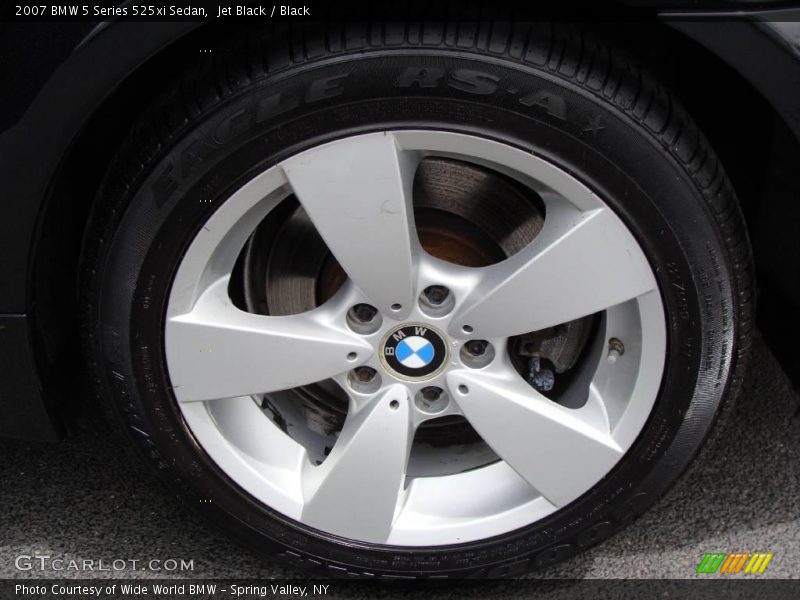Jet Black / Black 2007 BMW 5 Series 525xi Sedan