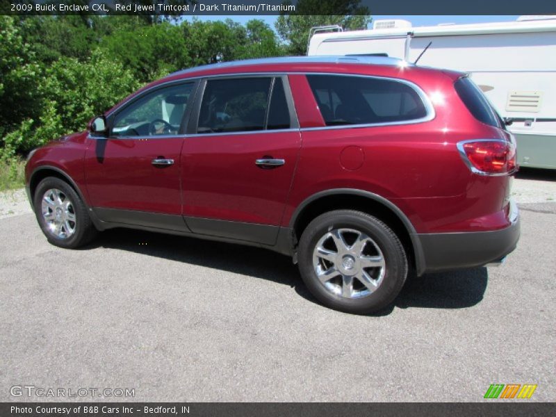 Red Jewel Tintcoat / Dark Titanium/Titanium 2009 Buick Enclave CXL