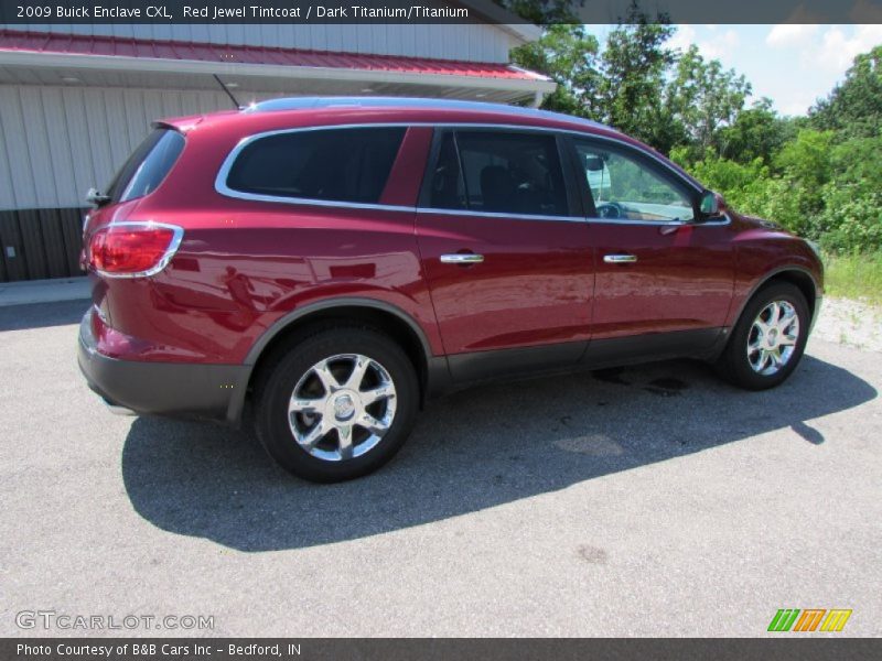 Red Jewel Tintcoat / Dark Titanium/Titanium 2009 Buick Enclave CXL